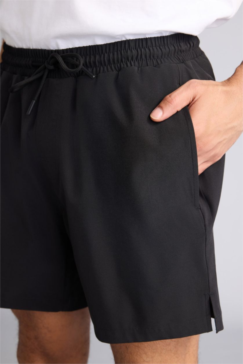 رجال أسود شورت بحر قصير من DeFactoFit