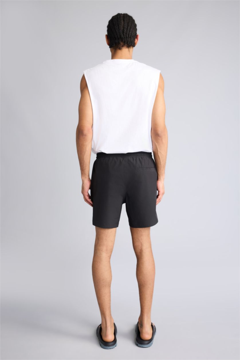 رجال أسود شورت بحر قصير من DeFactoFit