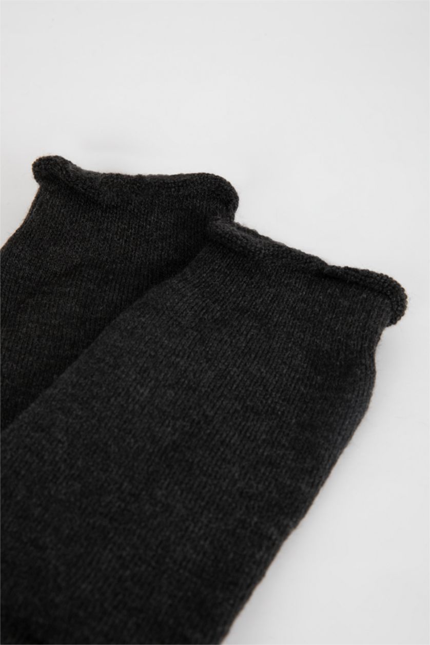 Kadın Antrasit Melanj Termal Termal Çorap