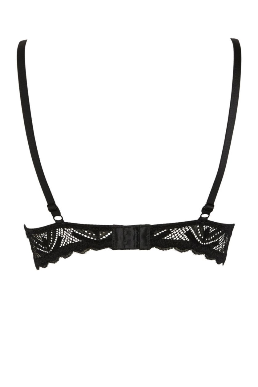 نساء أسود حمالة صدر حمالات الصدر دانتيل بوش أب بحشو إضافي من Fall in Love