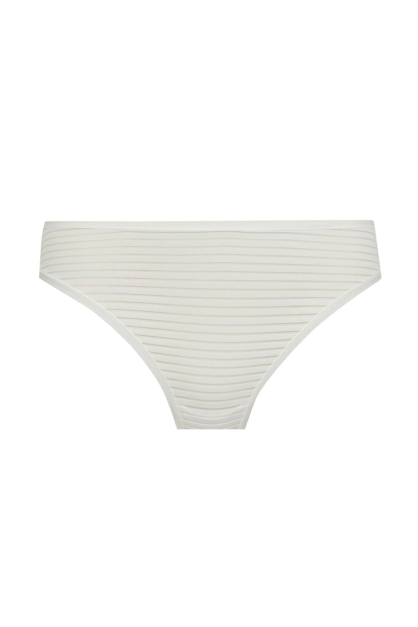 Woman Ecru Fall in Love Brazilian Slip Panties