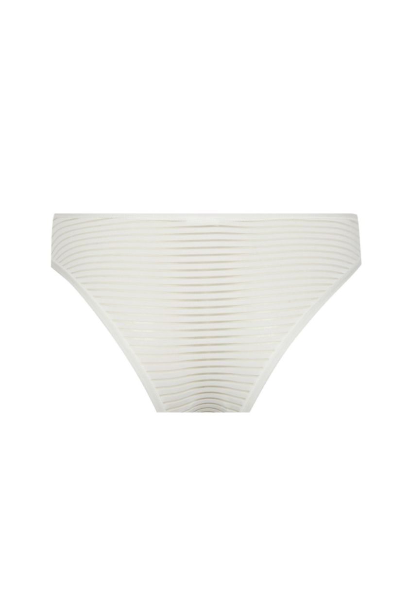 Woman Ecru Fall in Love Brazilian Slip Panties