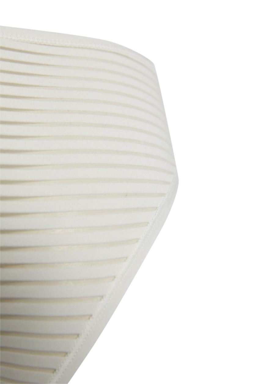 Woman Ecru Fall in Love Brazilian Slip Panties