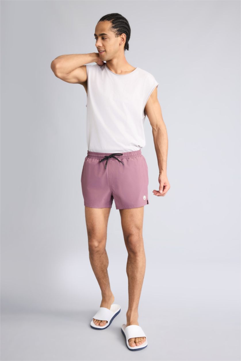 Ерлер Ашық Күлгін Эластик мата теңіз шорты