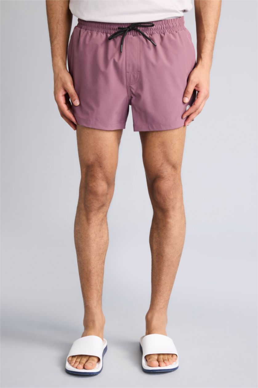 Ерлер Ашық Күлгін Эластик мата теңіз шорты