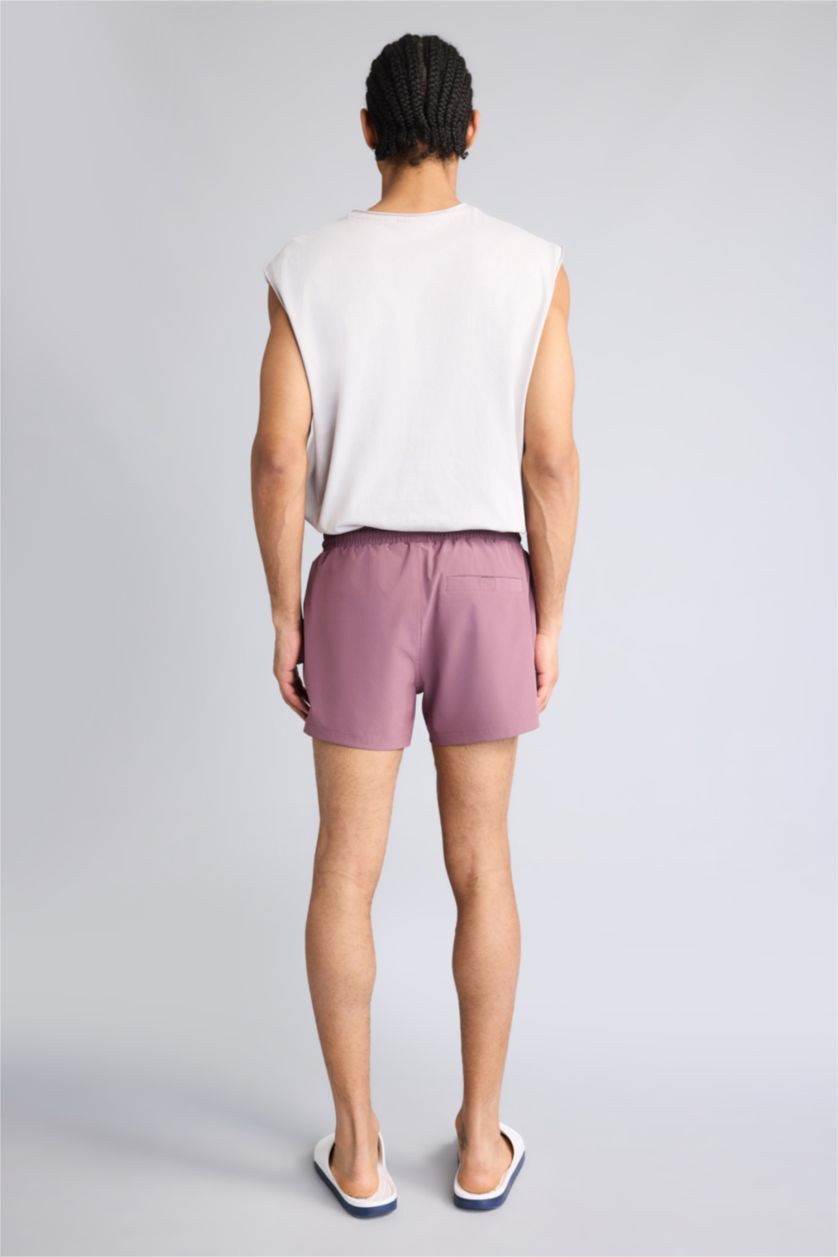 Ерлер Ашық Күлгін Эластик мата теңіз шорты