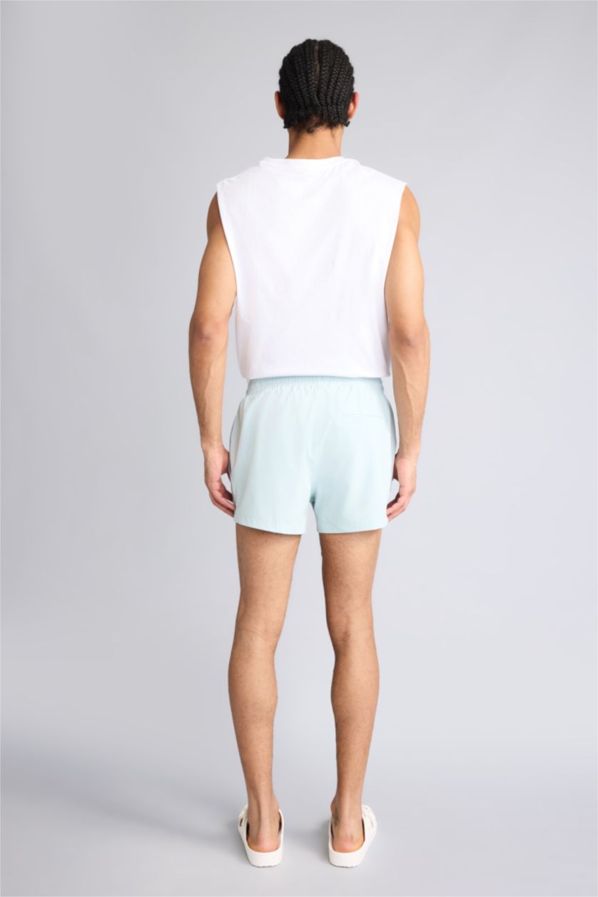 Ерлер Аква Тоқымалы жүзу шолақ шалбар энди график қысқа ұзындық