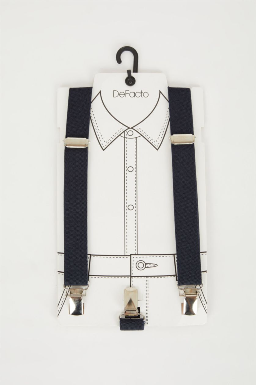 Erkek Çocuk - Genç Erkek Lacivert Erkek Çocuk Pantolon Askısı