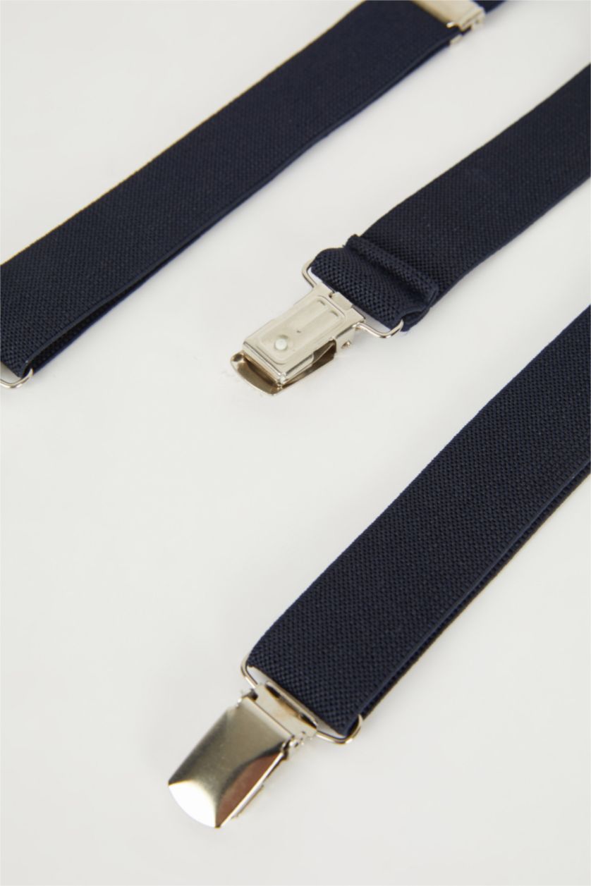 Erkek Çocuk - Genç Erkek Lacivert Erkek Çocuk Pantolon Askısı