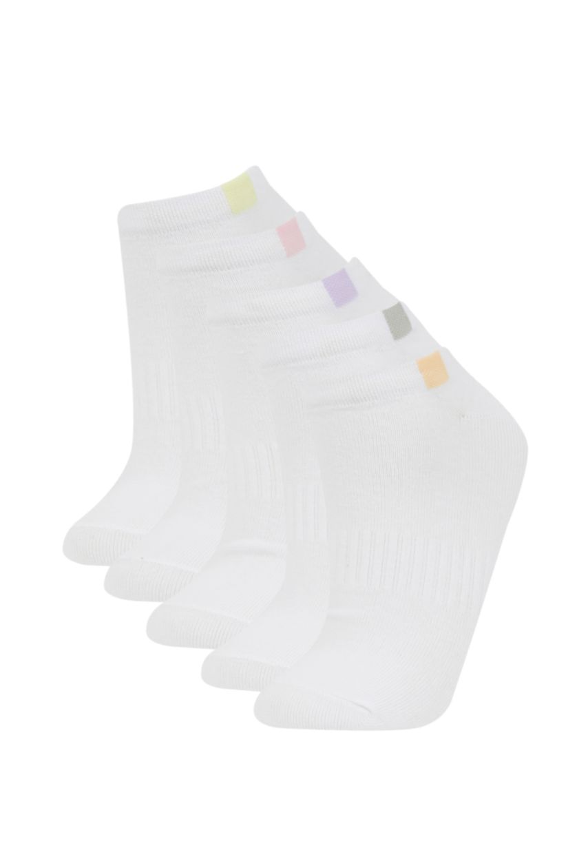 WOMAN White Woman 5 Piece Short Socks