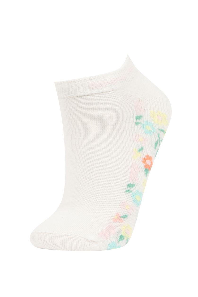 FEMME Blanc Lot de 3 paires de Chaussettes courtes en coton pour femme