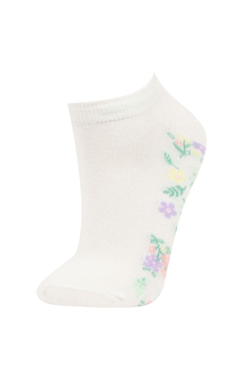 FEMME Blanc Lot de 3 paires de Chaussettes courtes en coton pour femme