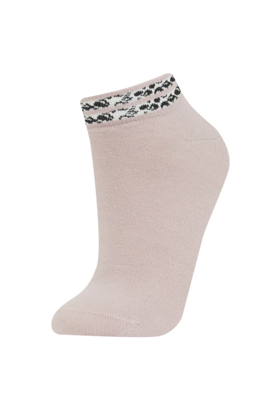 Kadın Karma Kadın 3'lü Pamuklu Patik Çorap