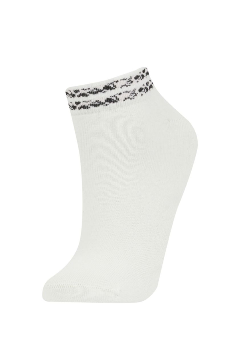 Kadın Karma Kadın 3'lü Pamuklu Patik Çorap