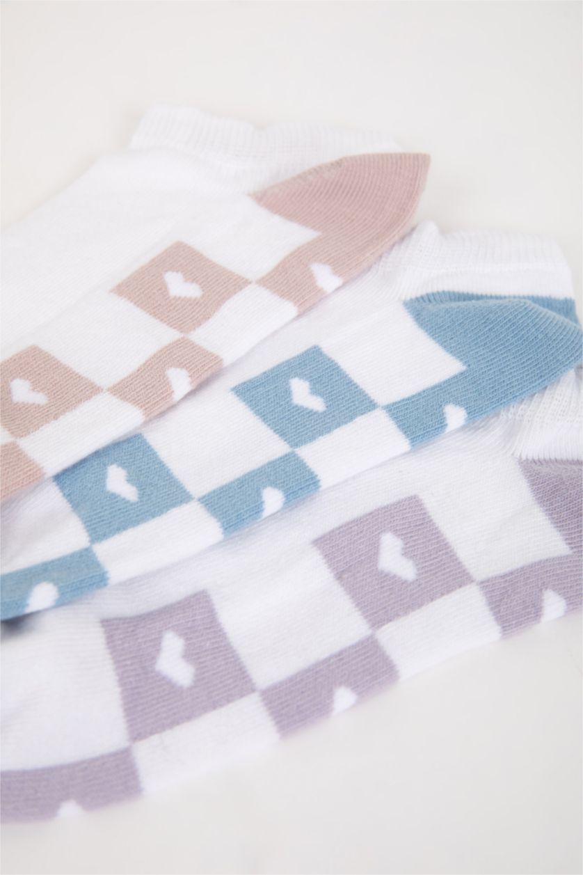 Әйелдерге Түрлі түсті Әйелдерге жүрек мақта 3 қысқа мойын