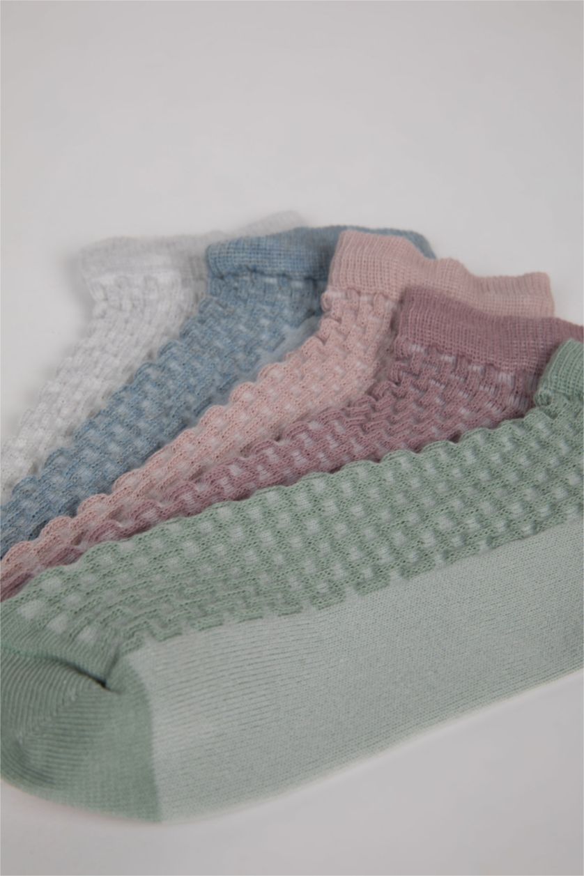 FEMME Karma Lot de 5 chaussettes invisibles en coton pour femme