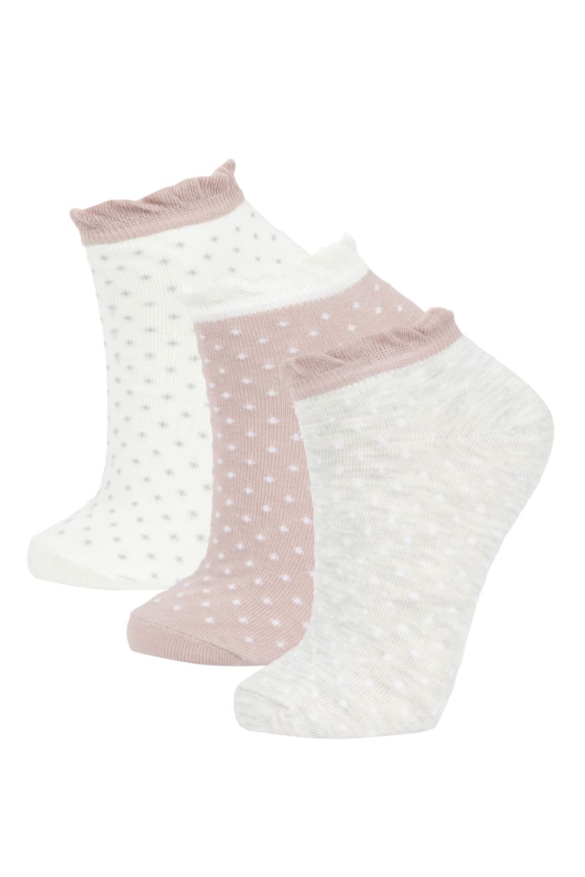 FEMME Karma Lot de 3 paires de Chaussettes courtes en coton pour femme