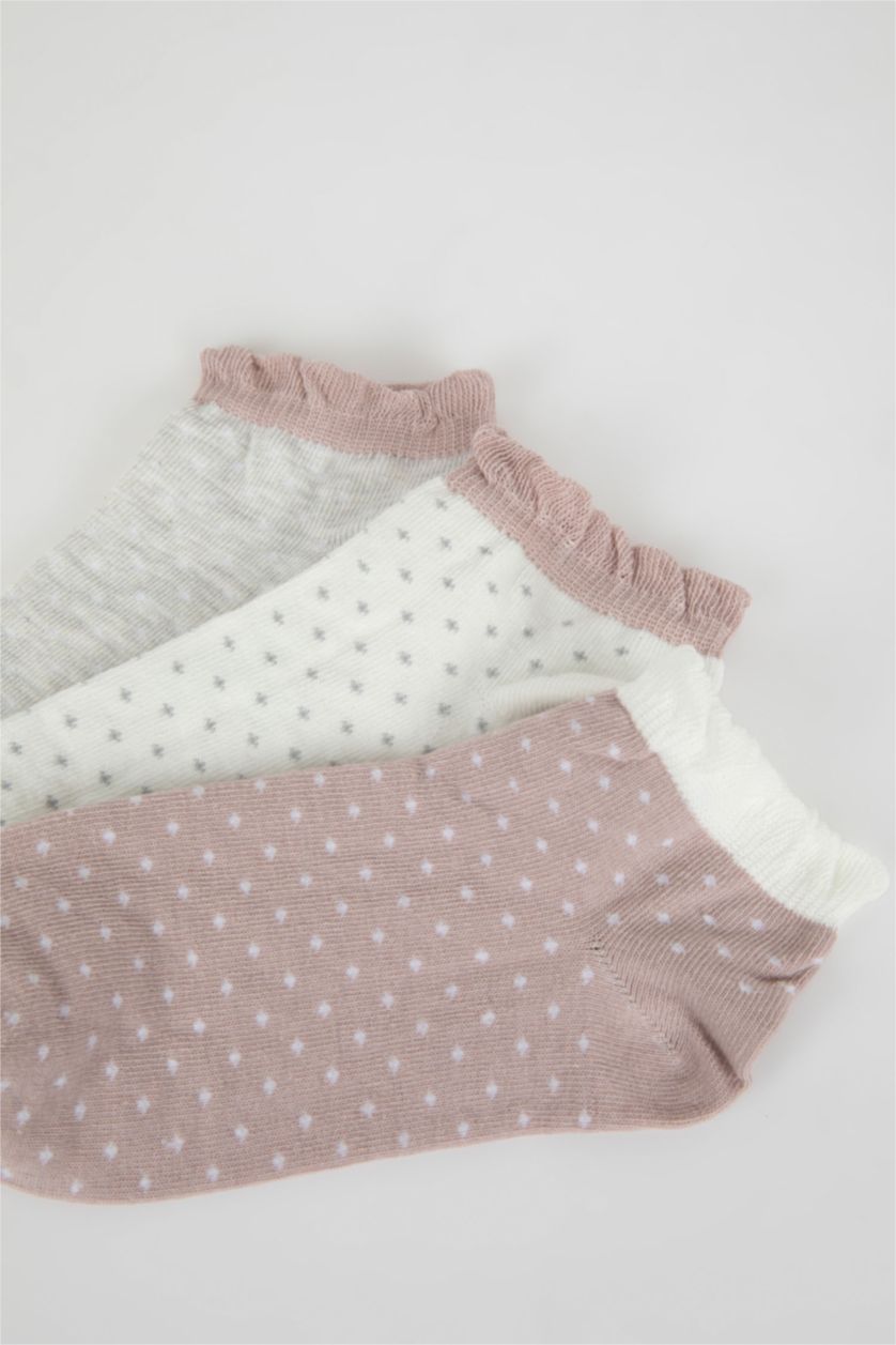 FEMME Karma Lot de 3 paires de Chaussettes courtes en coton pour femme