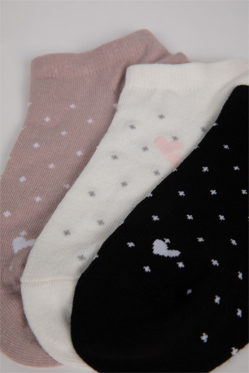 WOMAN Karma Woman 3 Piece Cotton Booties Socks