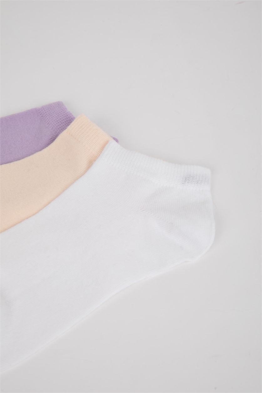 FEMME Violet Lot de 3 Paires de Chaussettes courtes pour Femme
