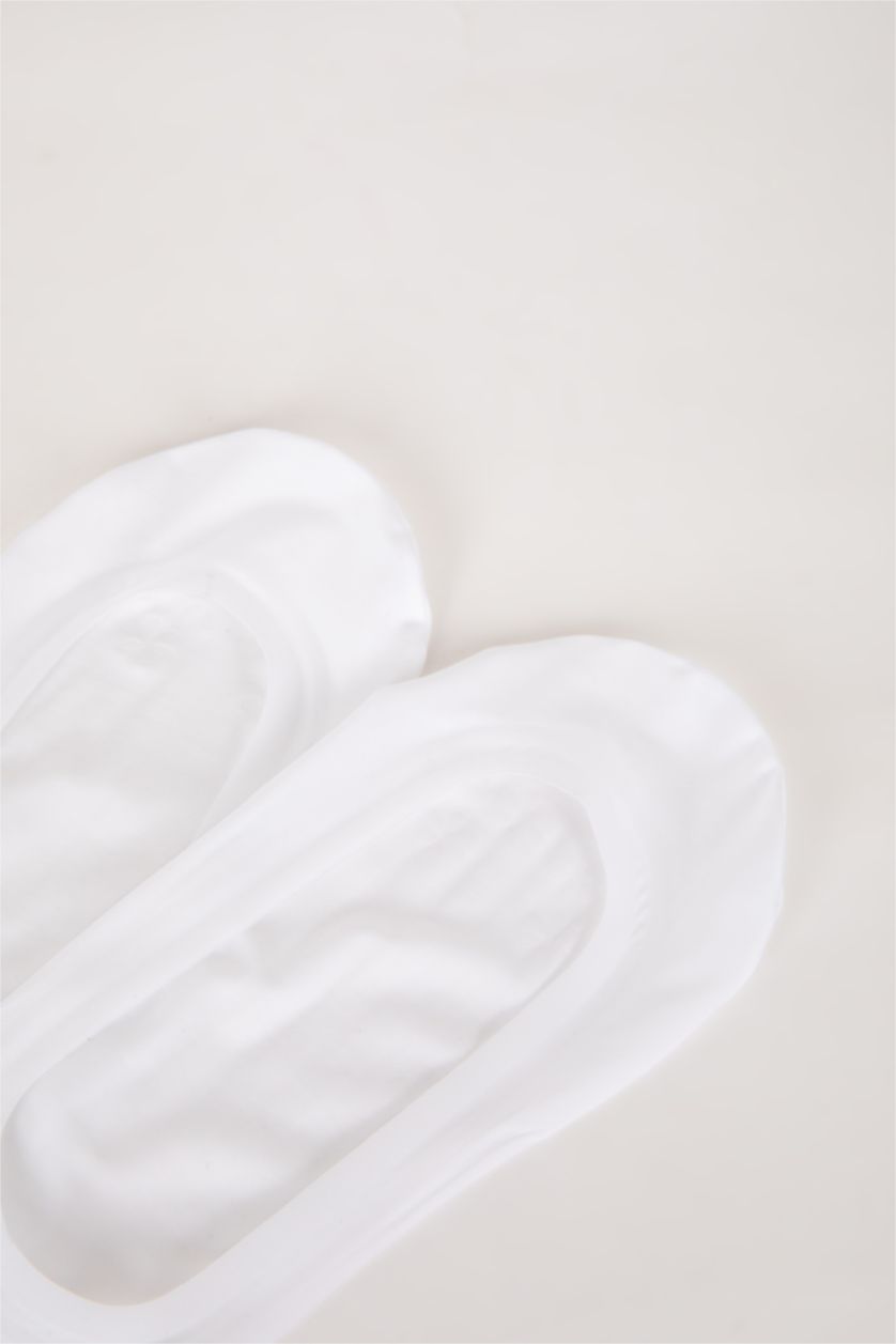 Kadın Beyaz 2'li Microfiber Babet Çorap