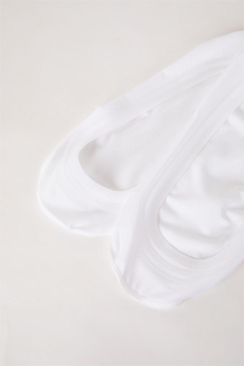 Kadın Beyaz 2'li Microfiber Babet Çorap