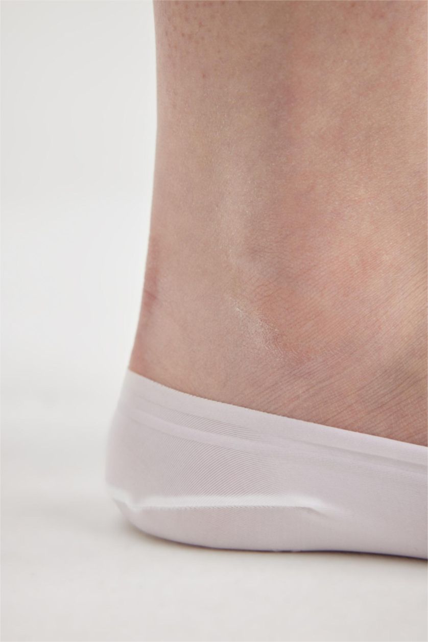 Kadın Beyaz 2'li Microfiber Babet Çorap