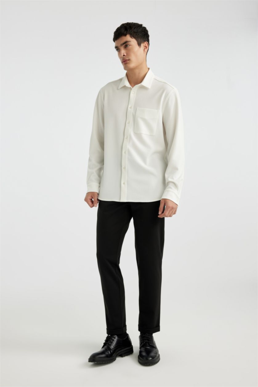 MAN Black Jogger Double Leg Stretch Trousers