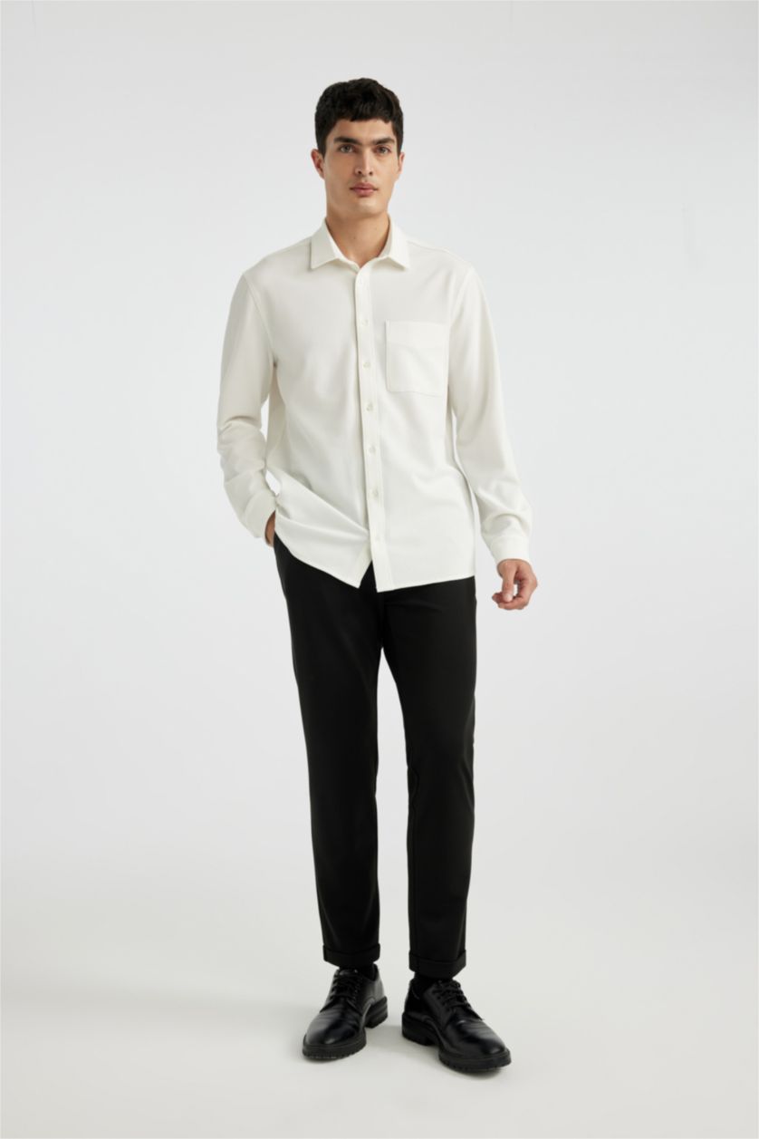 MAN Black Jogger Double Leg Stretch Trousers