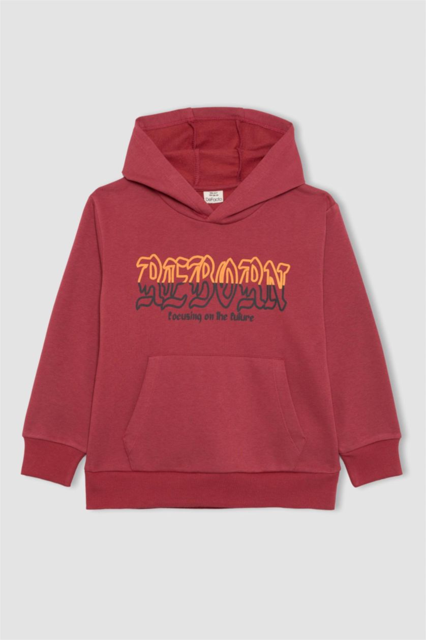 أولادي خمري فاتح سويت شيرت اولادي تقيل قصة عادية