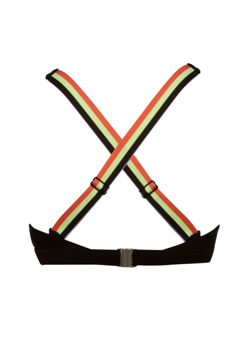 Woman Brown DeFactoFit Triangle Bikini Top