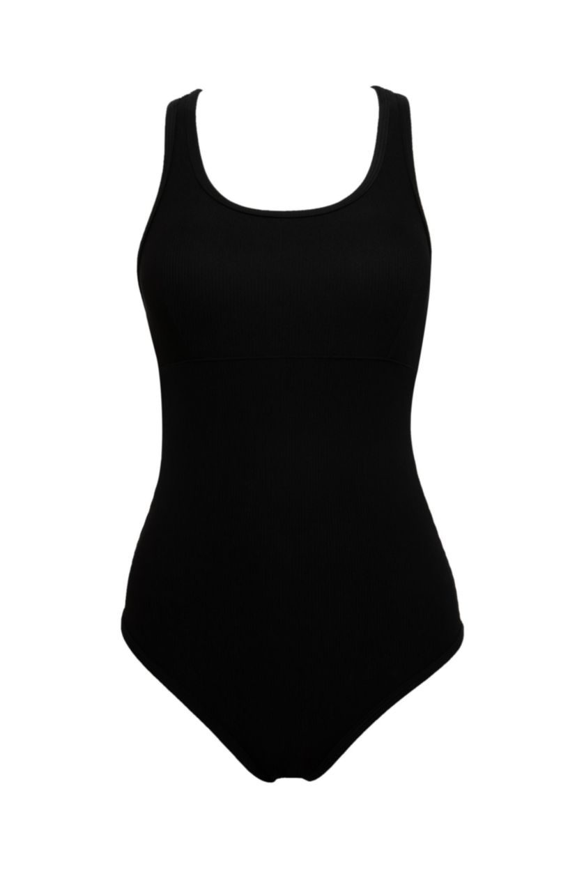 نساء أسود مايو عادي من DeFactoFit