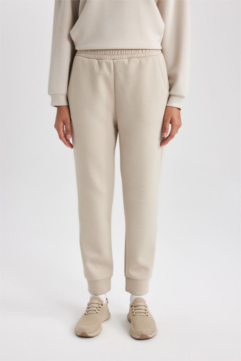 WOMAN Stone DeFactoFit Standard Fit Jogger Leg Standard Premium Trousers