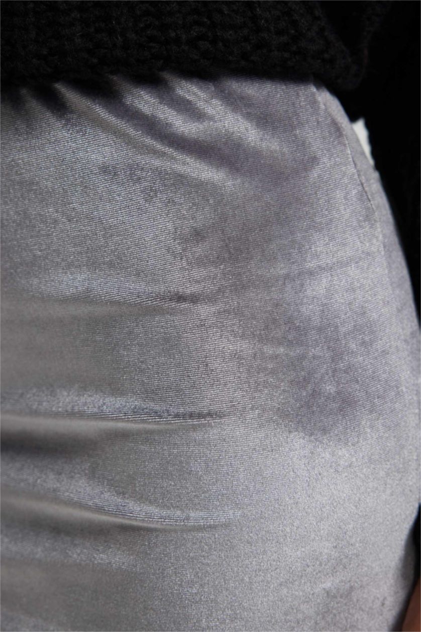 حريمي أنثرا جيبة طويلة ضيقة