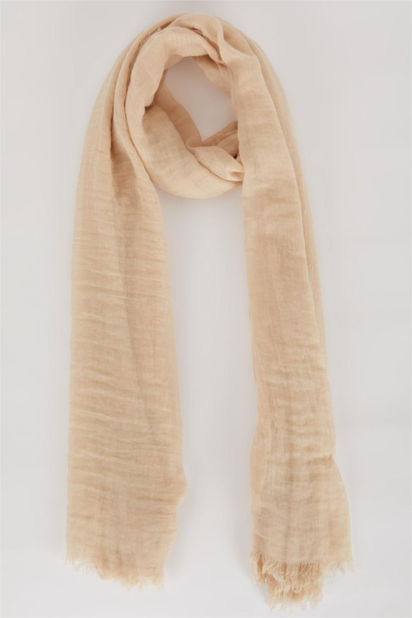 WOMAN Light Brown Woman Hijab Shawl