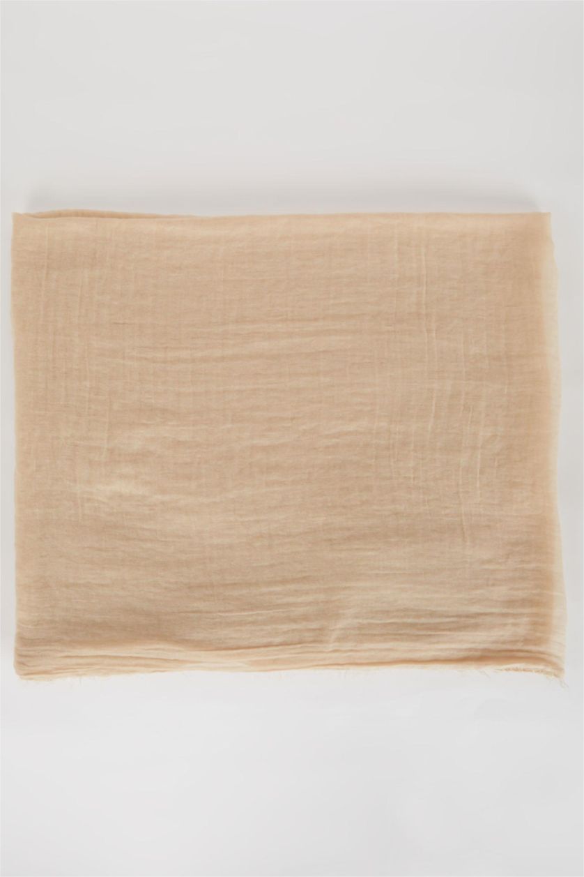 WOMAN Light Brown Woman Hijab Shawl