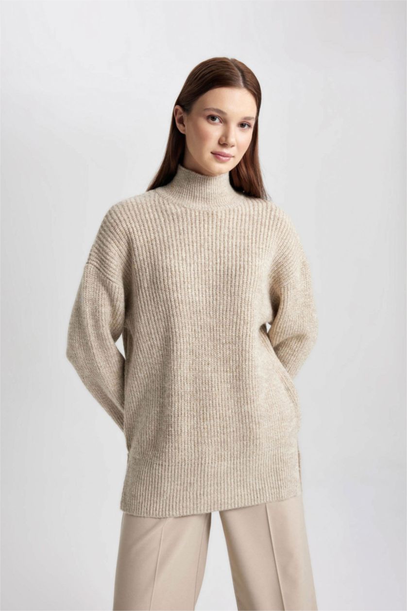 نساء بيج فاتح تونيك قصة عادية