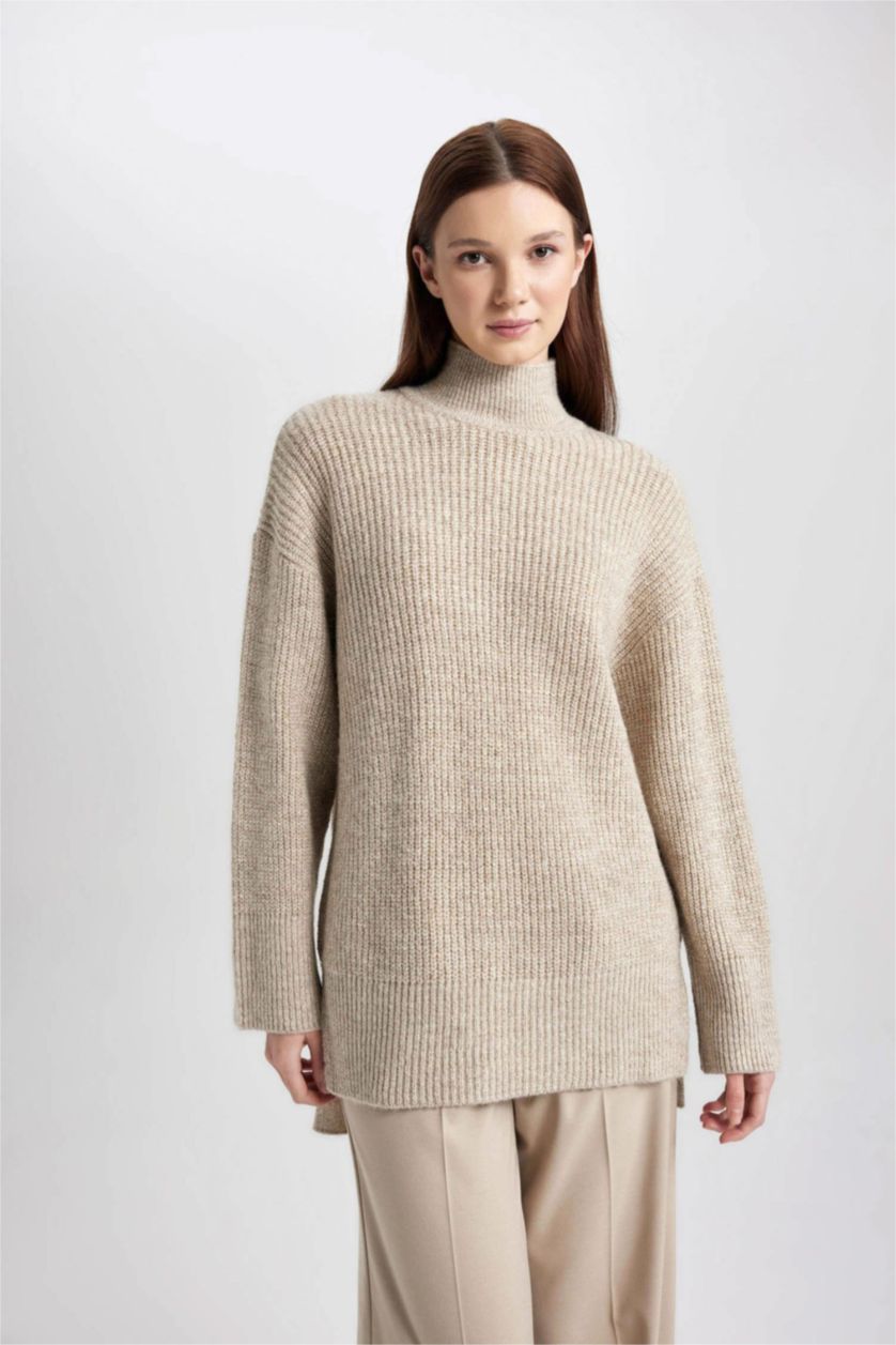 نساء بيج فاتح تونيك قصة عادية