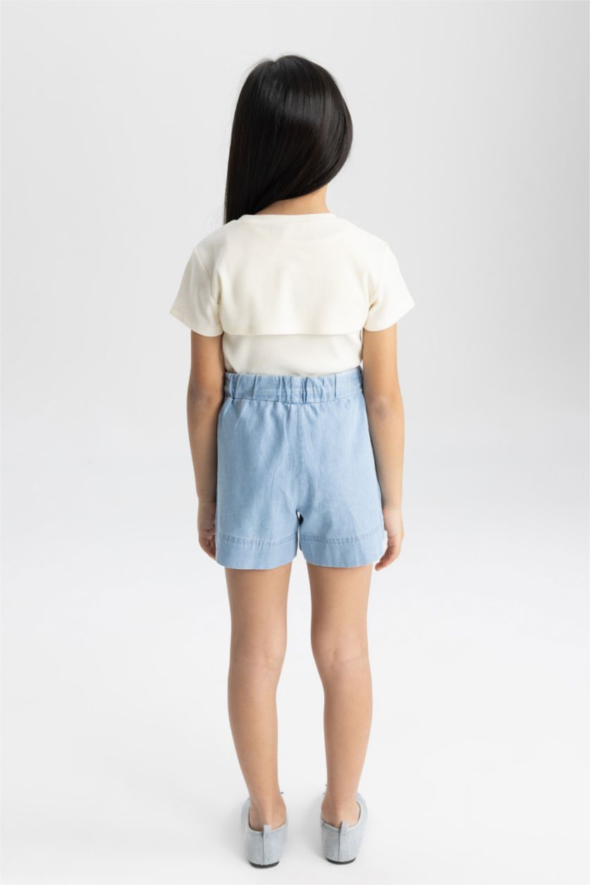 GIRLS & TEENS Light Blue Girl Denim Shorts