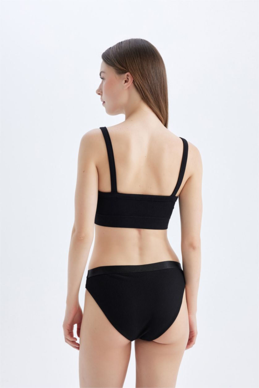 WOMAN Black DeFactoFit Bikini Bottom