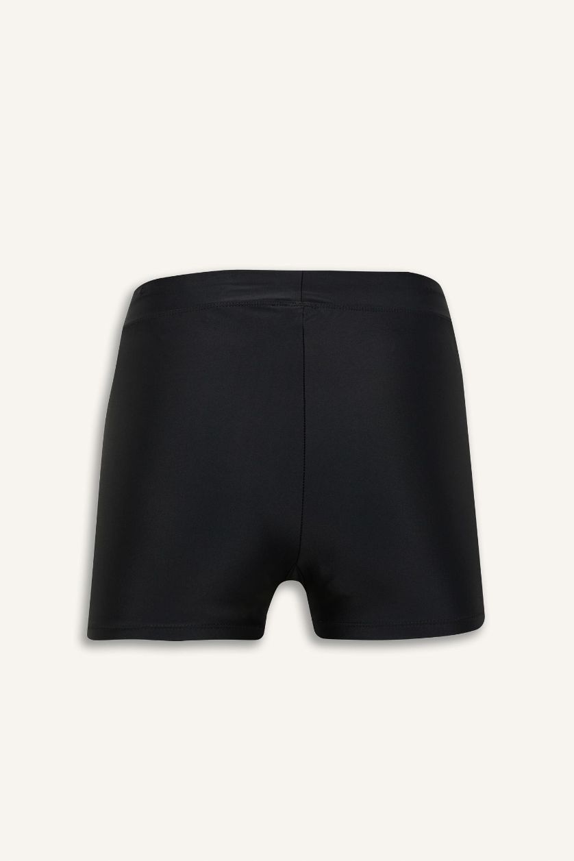 WOMAN Black DeFactoFit Slim Fit Sports Shorts