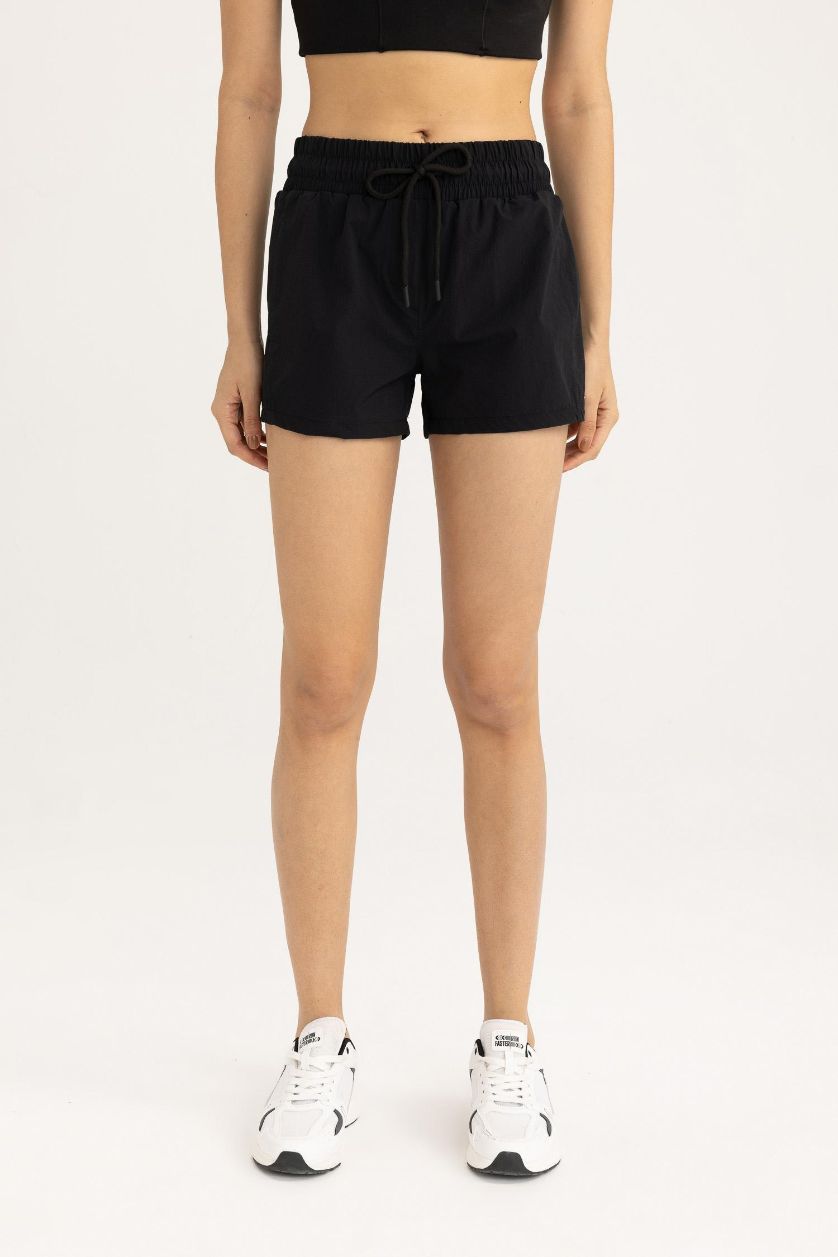 WOMAN Black DeFactoFit Slim Fit Swim Shorts