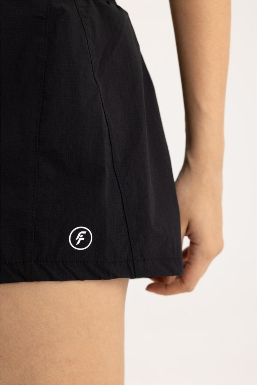 WOMAN Black DeFactoFit Slim Fit Swim Shorts