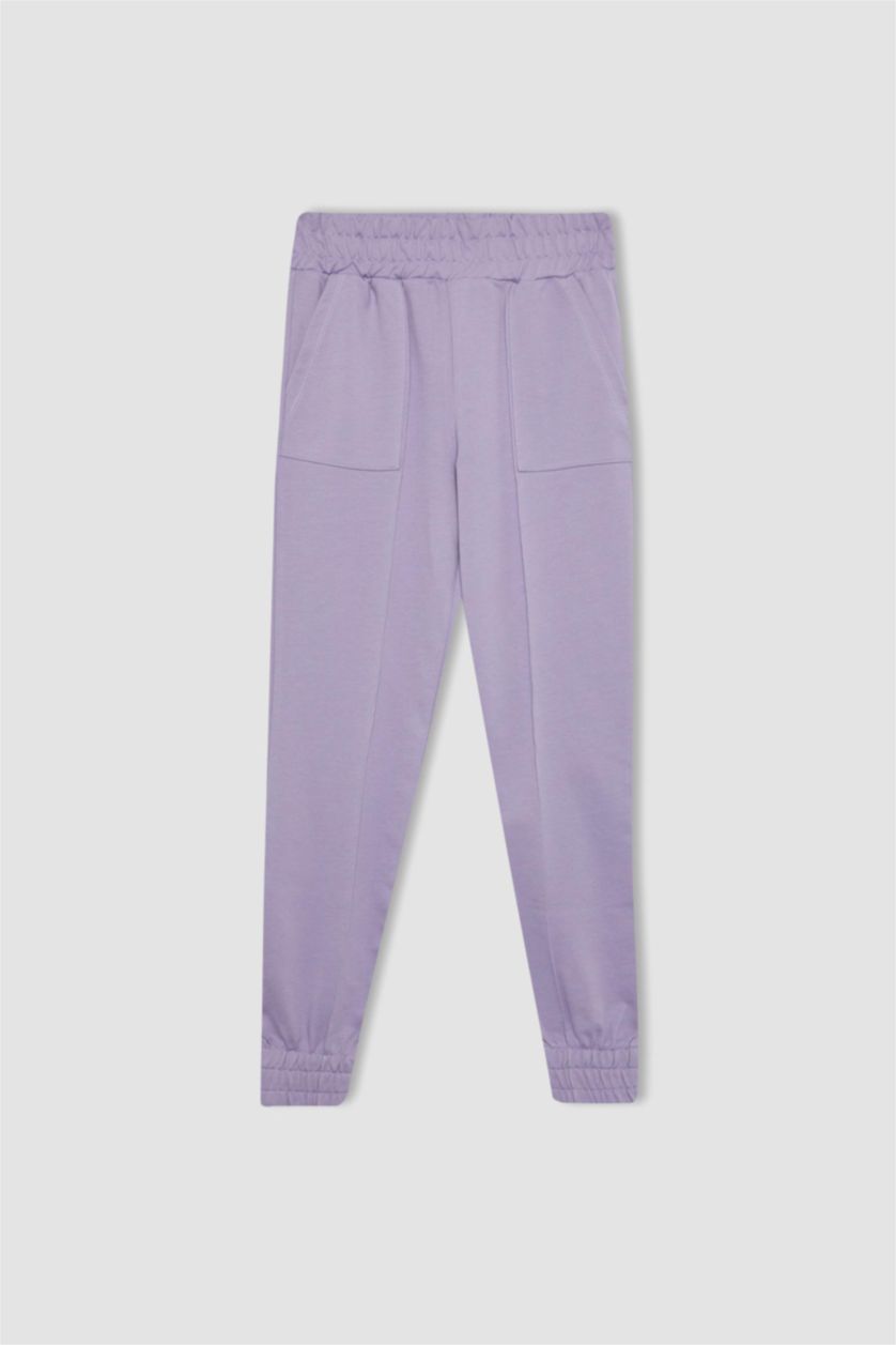 FILLES Violet Pantalon Jogging Pour Fille