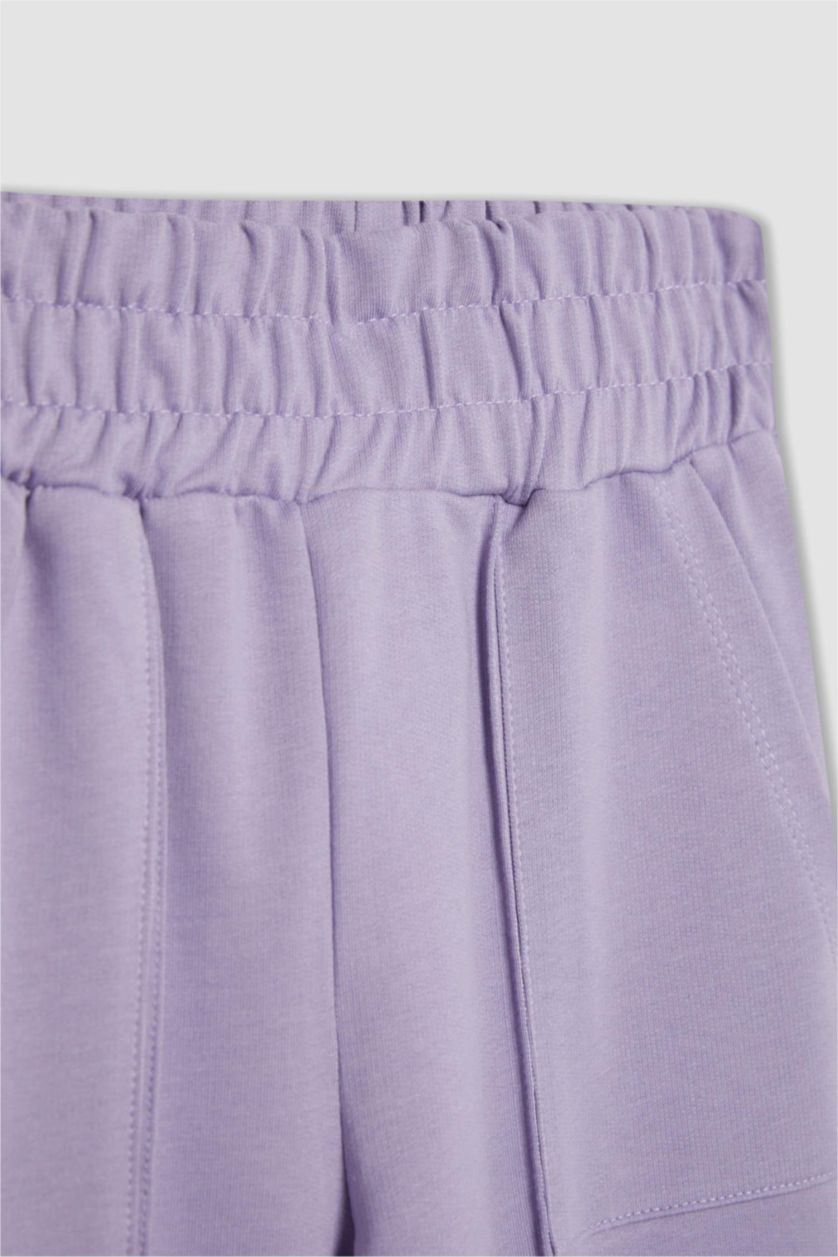 FILLES Violet Pantalon Jogging Pour Fille