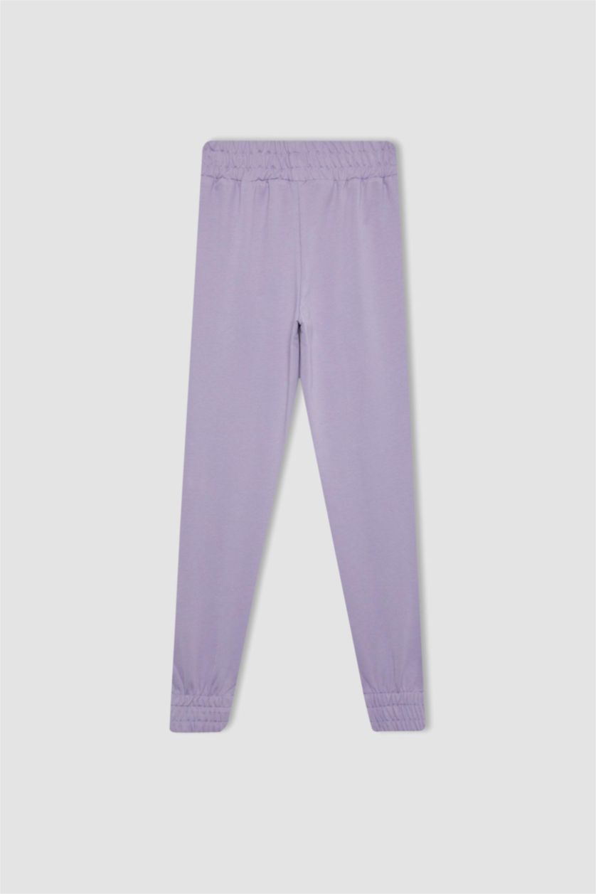 FILLES Violet Pantalon Jogging Pour Fille