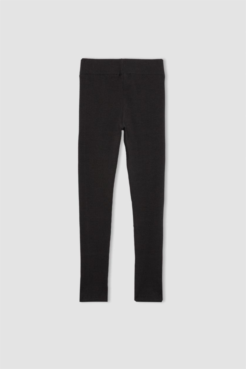 بنات أنثرا سروال ضيق بناتي مضلع طويل