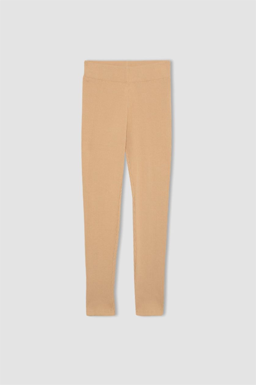 FILLES Beige Legging basique et Long Pour Fille