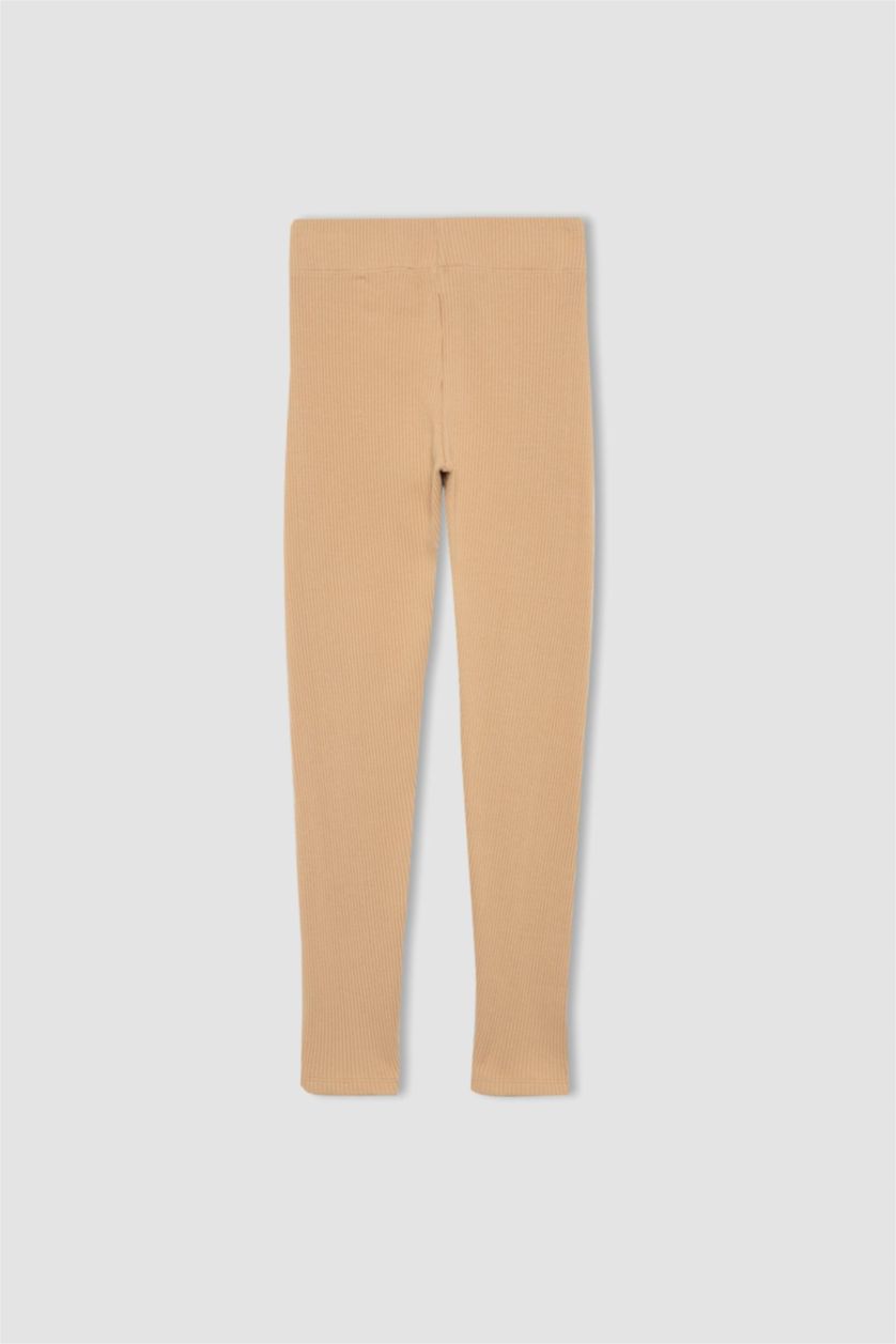 FILLES Beige Legging basique et Long Pour Fille