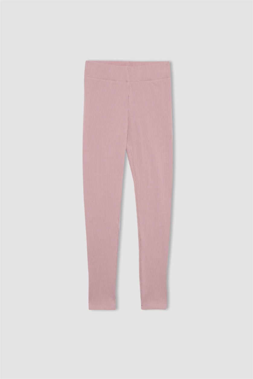 بنات زهري بنطلون ليجن بناتي طويل مضلع